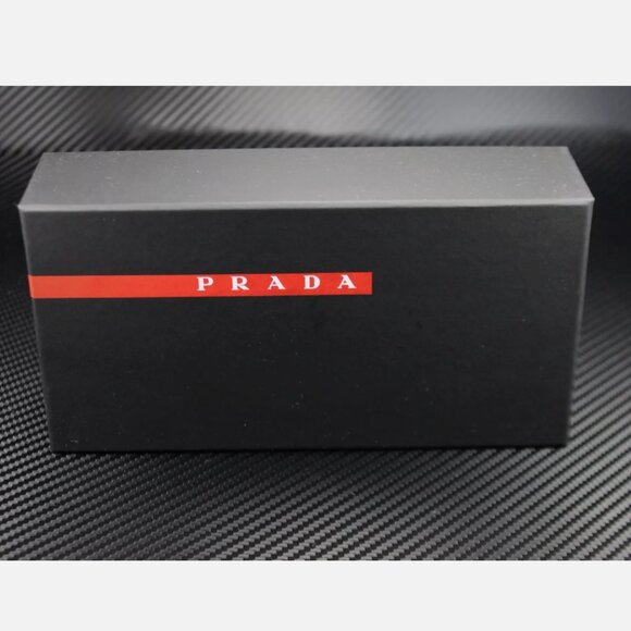 Prada Linea Black Rubber Men's 39mm Sunglasses - Picture 5 of 5